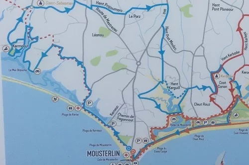 Randonnée Mousterlin : autour de Mousterlin avec PHOTOS